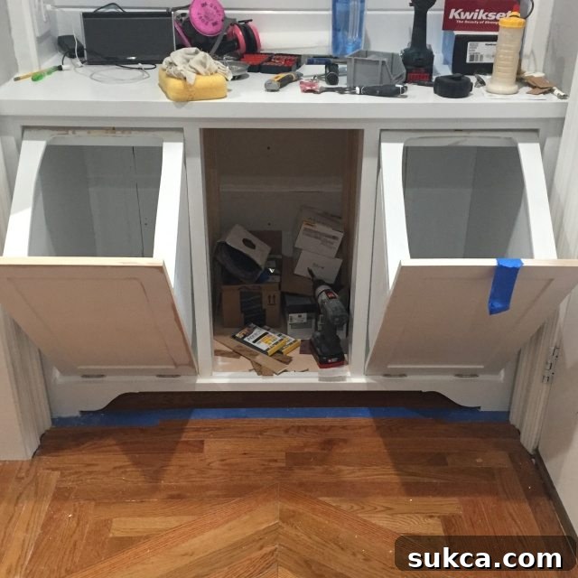 Tilt-out Storage Cabinet Final View 1