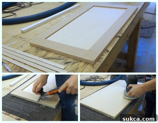 Tilt-out Storage Cabinet Edge Finishing