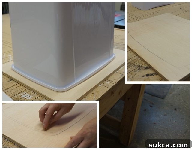 Tilt-out Storage Cabinet Bin Tracing
