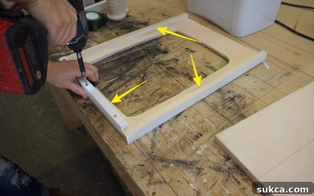 Tilt-out Storage Cabinet Adding Supports