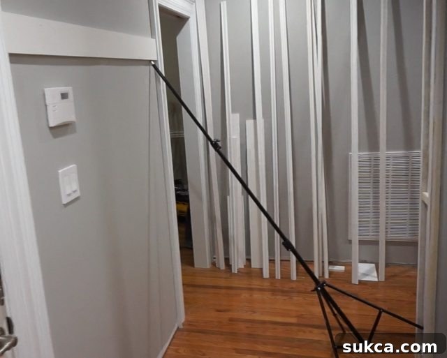 Creating a custom coat rack with moulding