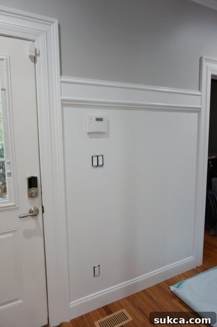 Creating a custom coat rack with moulding