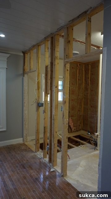 Guest Bedroom Space Post-Demolition