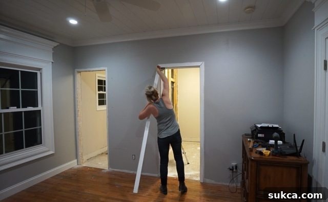 Doors and Trim Removed for Renovation