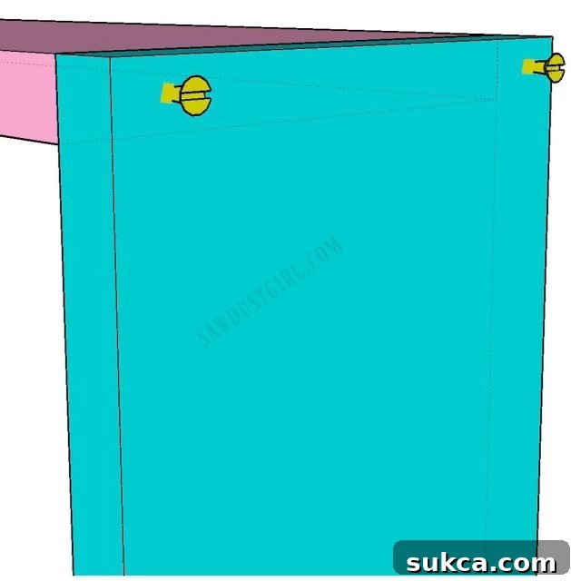 Build an easy in wall cabinet - assembly diagram