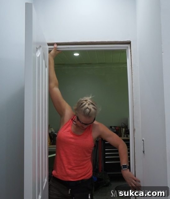 Installing doors and door casings