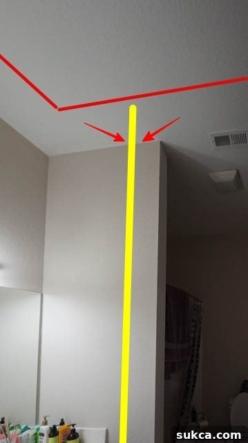 Close-up of plumbing pipes revealing a missed connection opportunity
