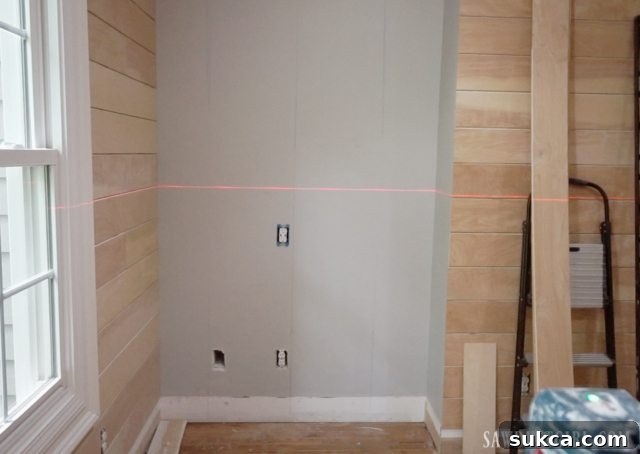Niche Plank Adjustment The niche area after planking adjustment due to line drift