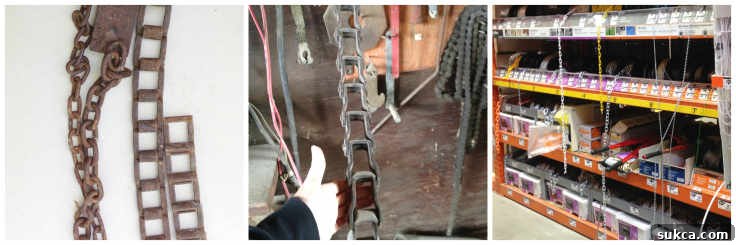 DIY Coat Rack Ideas for Recycled Chain