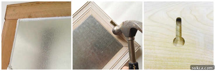 Attaching the Hanger DIY Magnetic Storage Step 4: Attach appropriate hanging hardware.