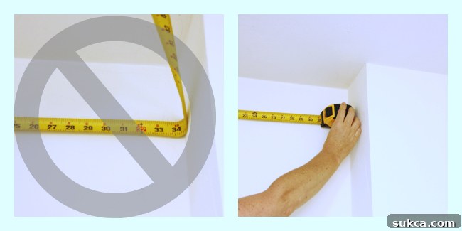 Always check your tape measure for accuracy before starting any project, ensuring the end hook moves no more than 1/16 inch.