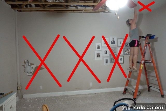 Demolition for New Plumbing Plan