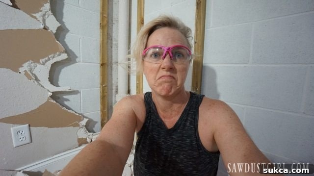 Sewer Saga Demolition: Mildew Around Pipe