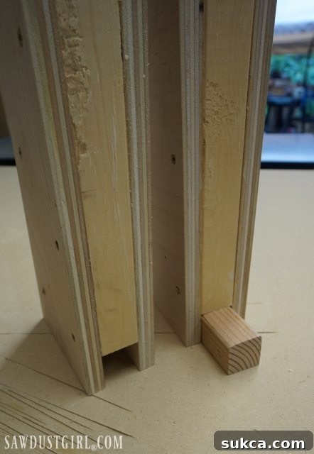How the shelf bracket will hug the wall cleat  when it is installed.