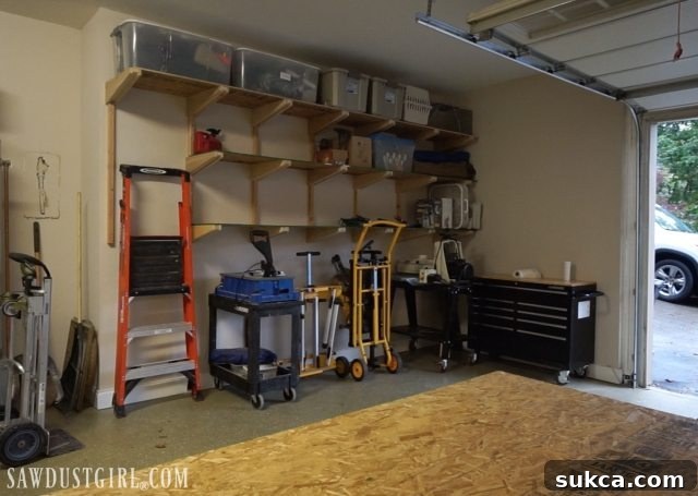 Building Garage Shelves