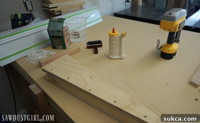Attaching sides to 2x6 center when building garage shelves