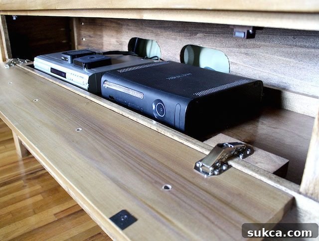 Apothecary Inspired DIY Media Console for Home Entertainment