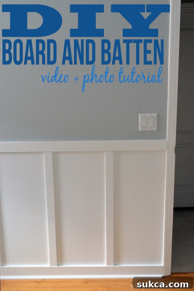 DIY Board And Batten