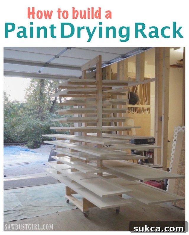 How to build a Paint Drying Rack for Cabinet Doors - comprehensive guide