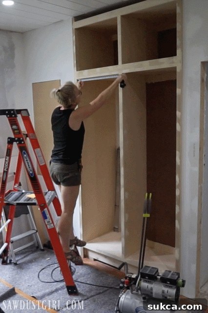 Measuring for cabinet doors 