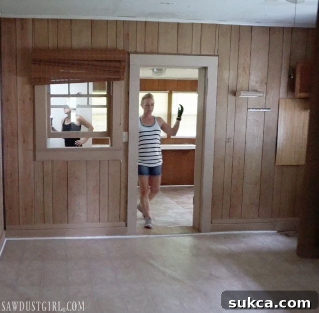 Calderwood Cottage - flip house interior bedroom before remodel