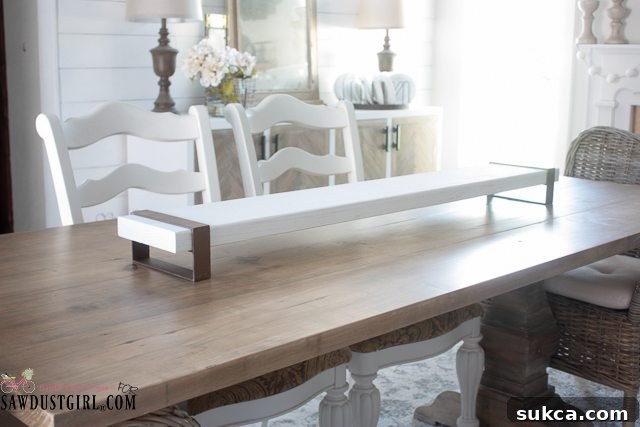 DIY Wood and Metal Table Centerpiece - Learning to Braze