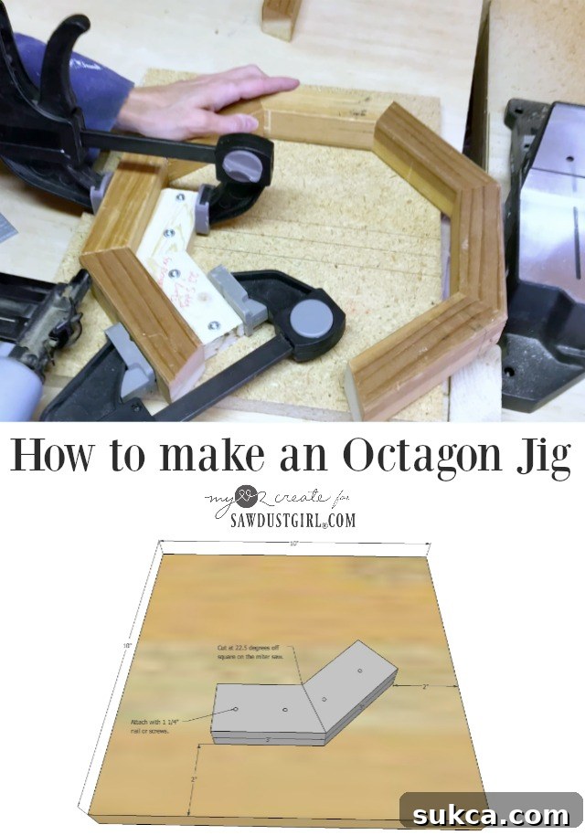 How to make an octagon jig for precision woodworking