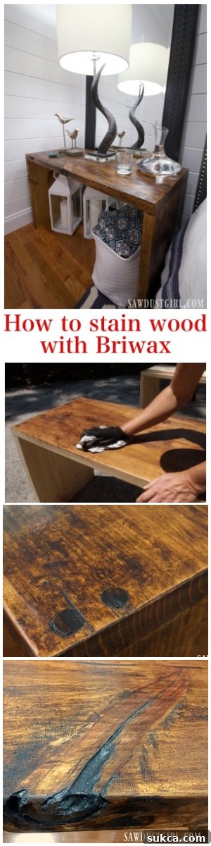 Step-by-step guide on how to stain wood with Briwax, from preparation to final buffing, ensuring a perfect finish.