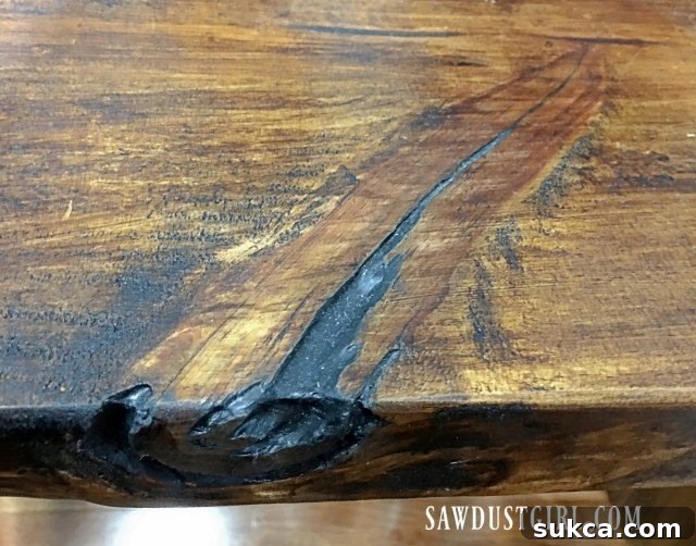 A beautifully finished wood table with Briwax, highlighting its rich color and smooth, protected surface.