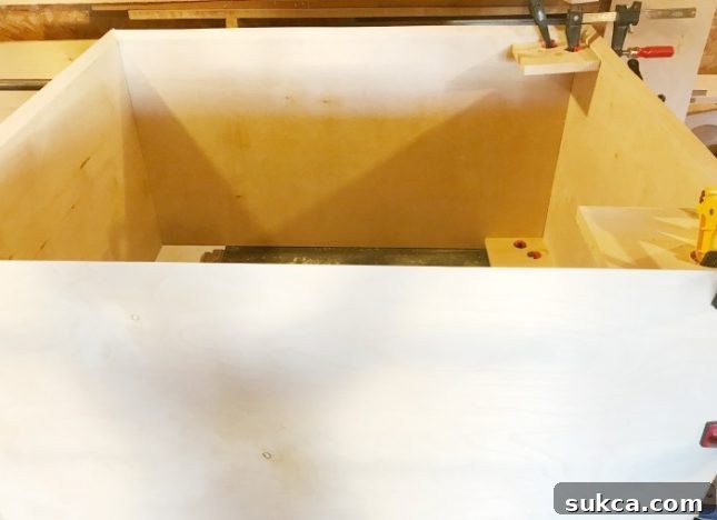 How to assemble a cabinet with the final mitered corner