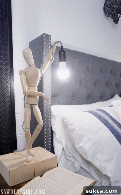 Artistic Table Lamp Design Finished DIY Mannequin Lamp