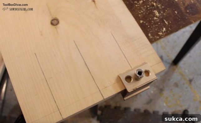 Using a dowel jig
