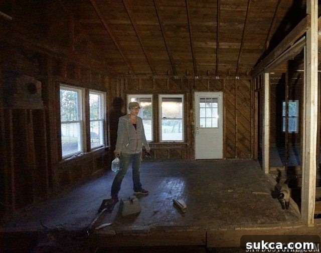 The stunning transformation after opening up the ceiling Calderwood Cottage Demo Days! Open ceiling transformation