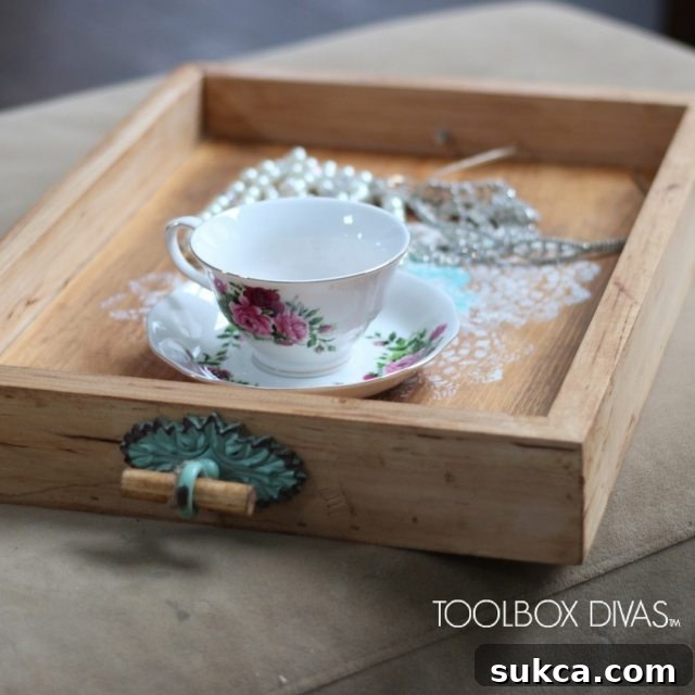 Stylish Ottoman Tray for Living Room Organization DIY ottoman tray for functional living room decor