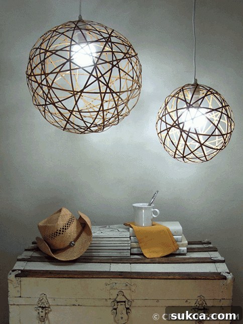 DIY globe lamp 