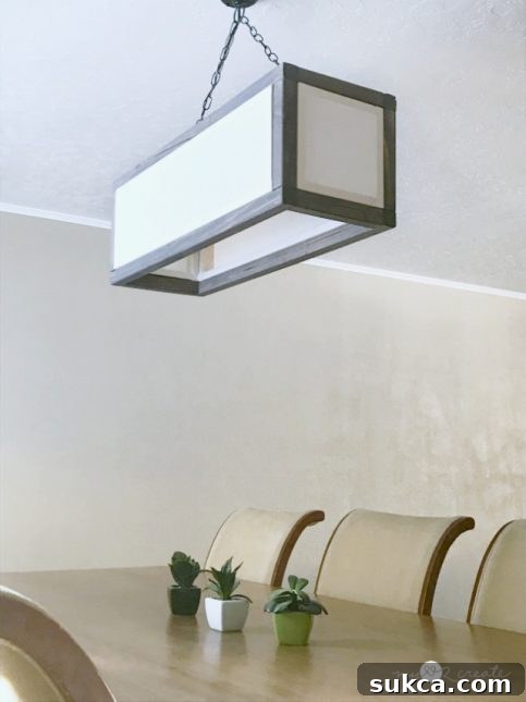DIY chandeleir