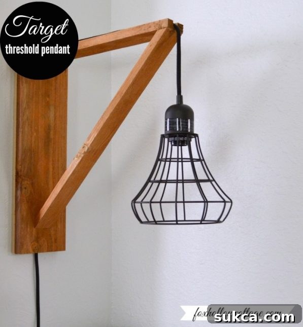 Simple pendant lamp project