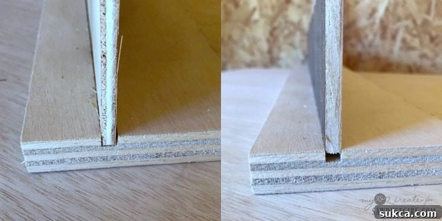 Dado joints getting fit with varying plywood thicknesses