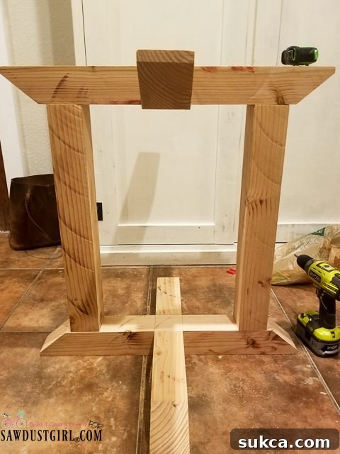 Angled Half-Lap Design Sketch or layout for creating angled half-lap joints for an X-base