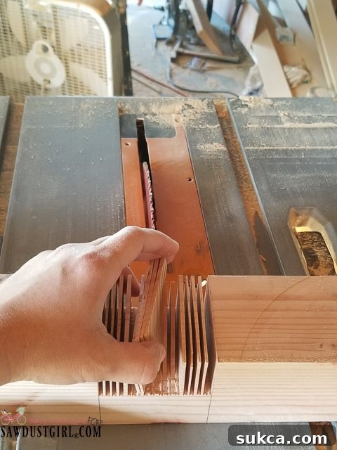 Cleaning Half-Lap Joint Removing wood slivers from a half-lap joint