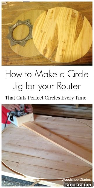 Completed Project with Router Circle Jig
