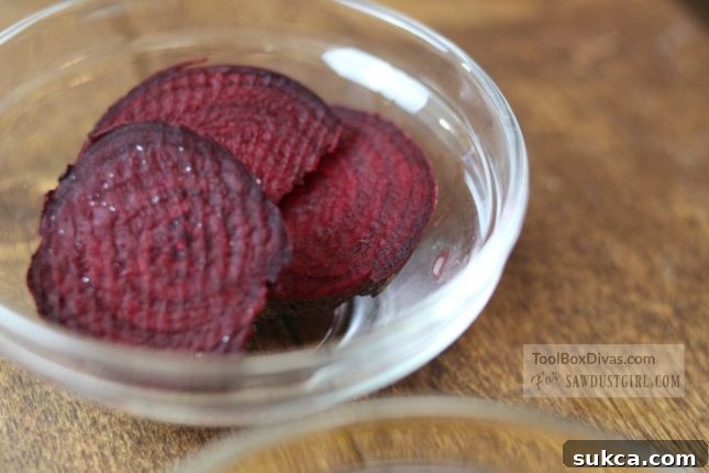 Dyeing wood with natural beet juice, showcasing an eco-friendly wood finishing technique
