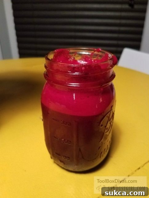 Exploring wood finishing techniques: Juiced beets for a richer, more vibrant natural wood dye on Sawdust Girl's challenge by Toolbox Divas