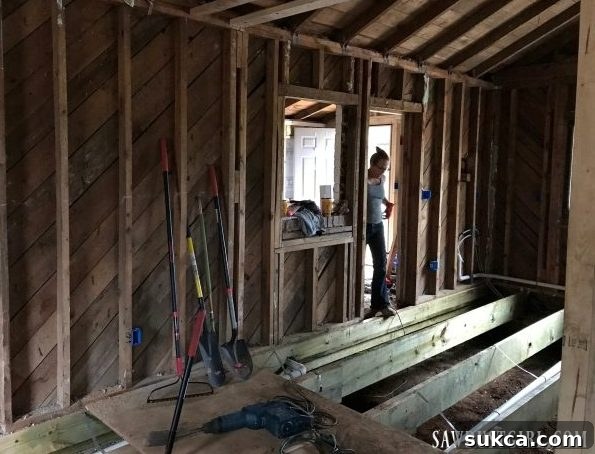 Calderwood Cottage renovation - Before digging the trench