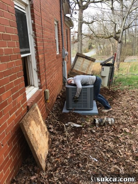 New HVAC system - Installation in progress