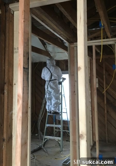Insulation day at Calderwood Cottage Calderwood Cottage insulation day begins, enhancing energy efficiency