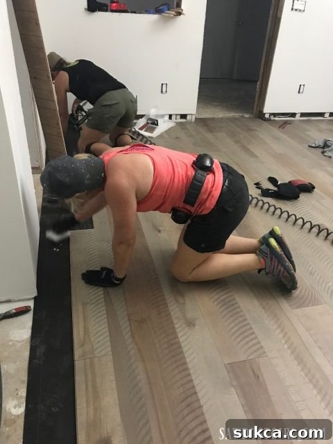 Efficient and easy flooring installation process