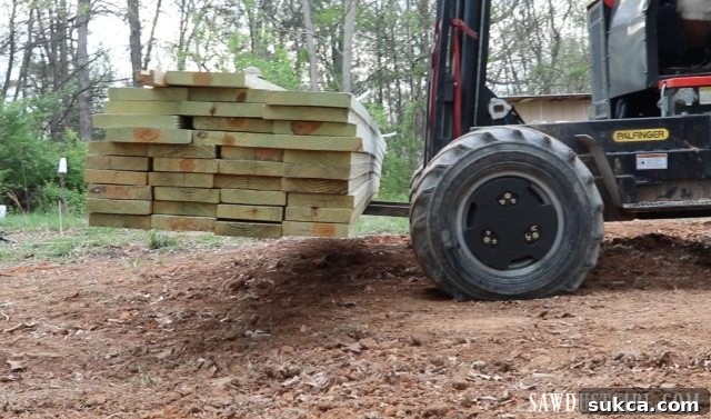 Efficient Lumber Delivery for Deck Project Pressure-Treated Lumber Delivery to Construction Site