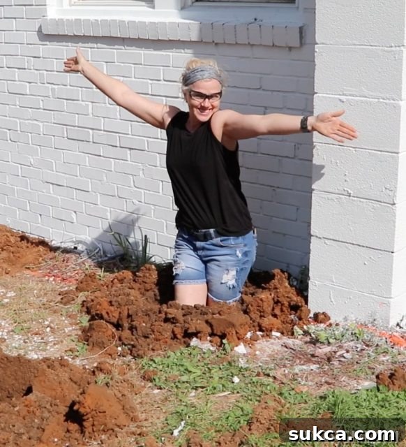 Ensuring Perfect Deck Footing Dimensions Manual Digging and Finishing of Deck Footing Holes