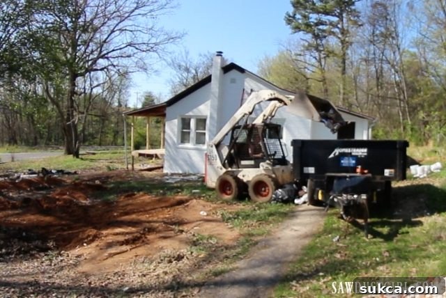 Efficient Site Cleanup with Bobcat Rental Bobcat in Action: Site Preparation for Deck Building